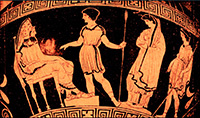 Antigone vor Kreon